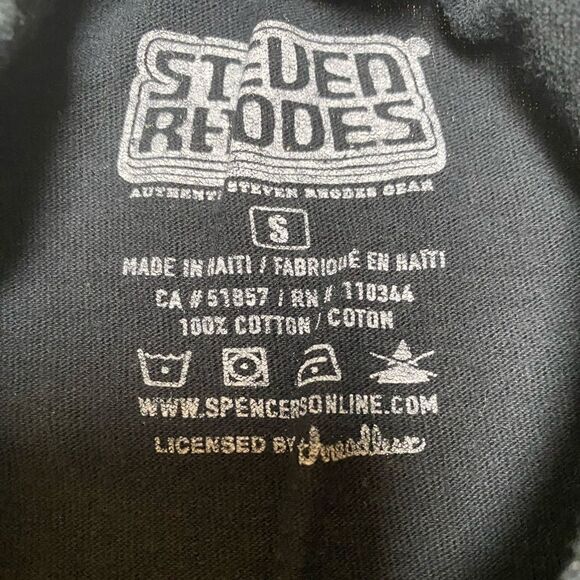 Steven Rhodes Black Grim Reaper Timmy Has A Visitor Graphic Shirt Sz S - Picture 7 of 9